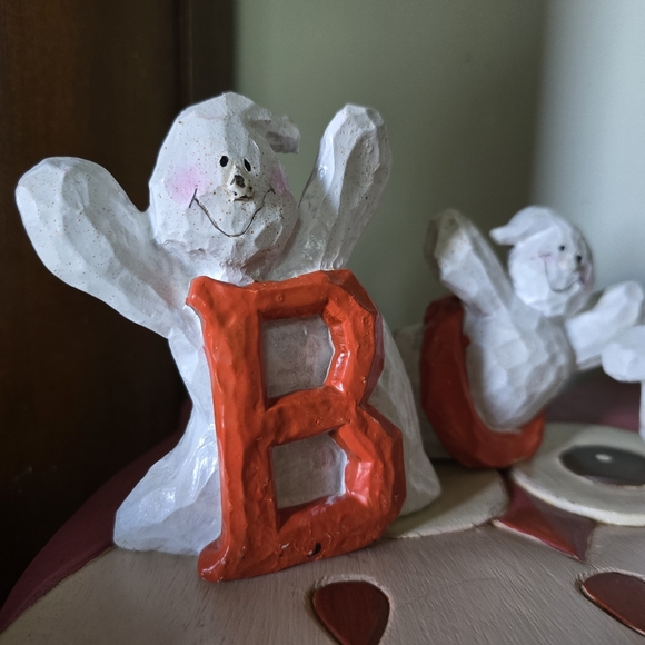 Boo ghost figurines - Picture 3 of 9